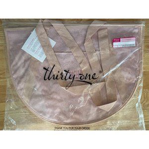 Round Utility Tote - Rose Blush Metallic bag 31 gifts thrityone NEW Beach Day